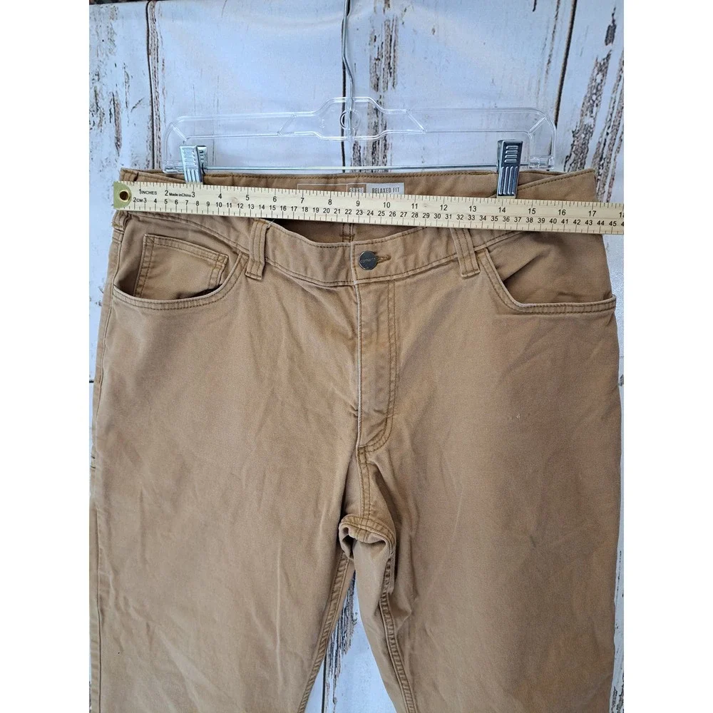 Carhartt Men's Relaxed Fit Rugged Flex Canvas 5- Pocket Work Pant 38X30 - Picture 3 of 8